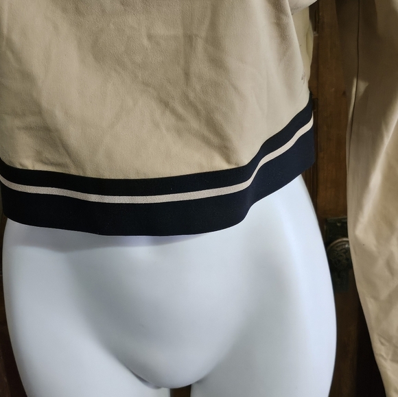 Joy Lab Cropped fit Long Sleeve tee Sand Size XL - Picture 6 of 11